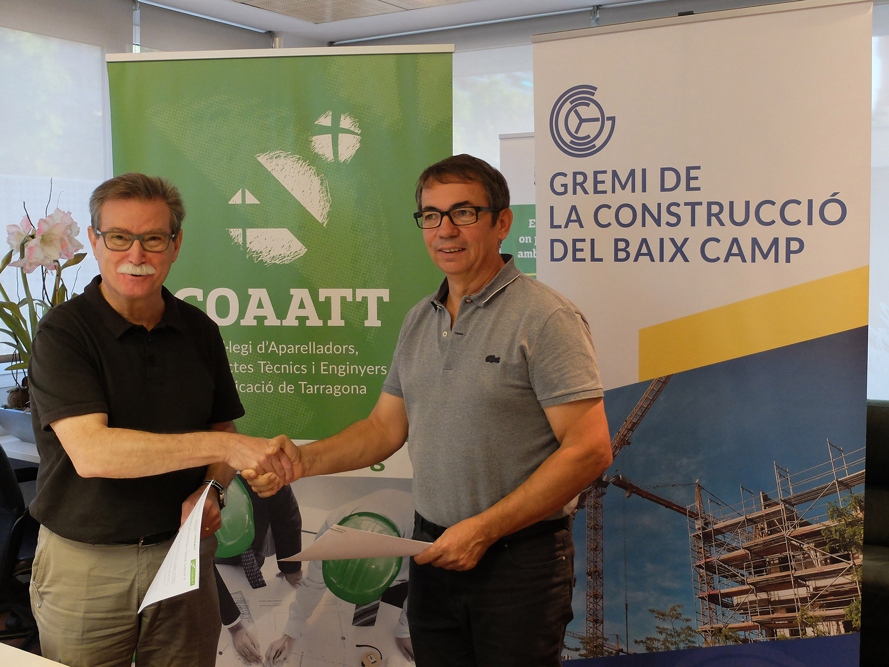 El Gremi de la Construcció del Baix Camp se suma al portal Obres amb Garantia, impulsat pel Col·legi d’Aparelladors